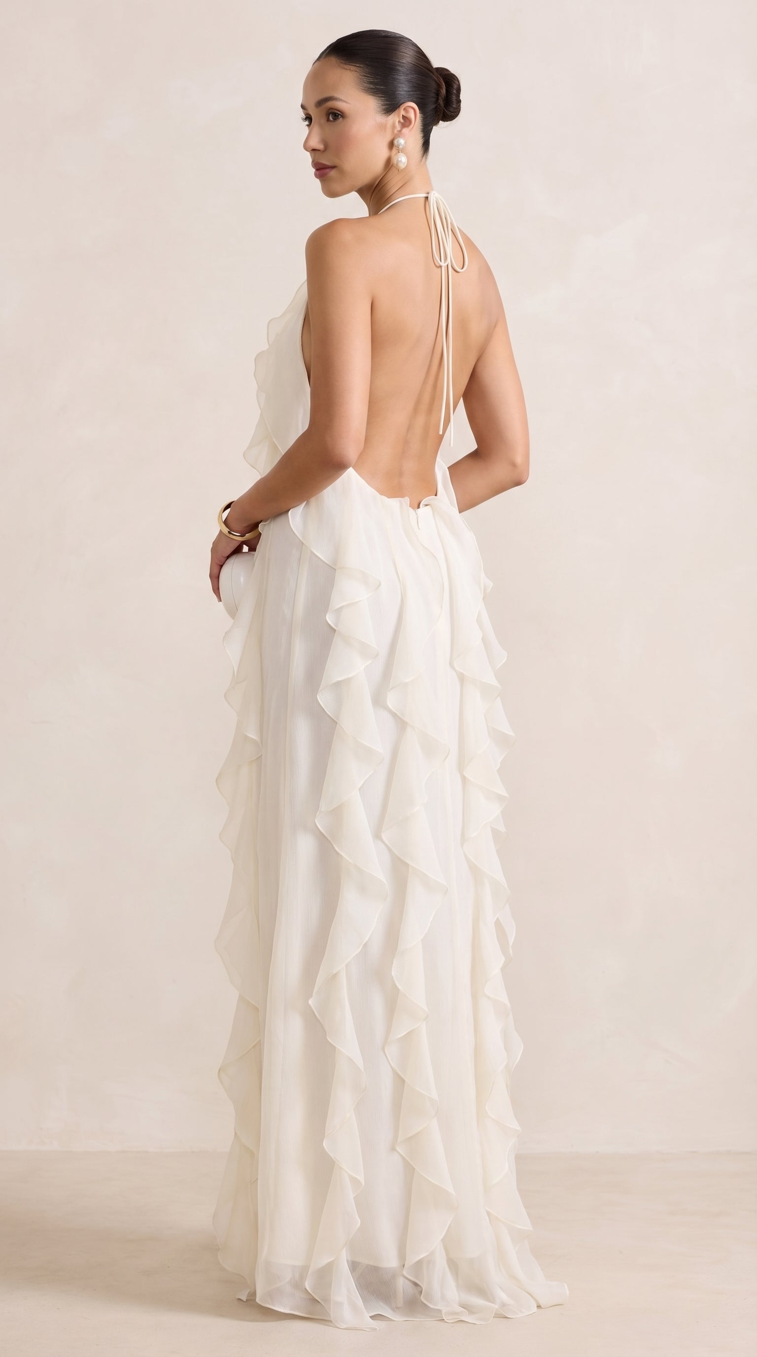 The Cascade Dress — Off-White